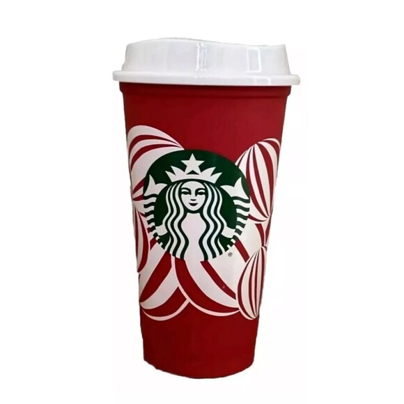 Starbucks Christmas 2024 Red Cup Day  16oz Xmas Holiday New Reusable Giveaway - Picture 1 of 2